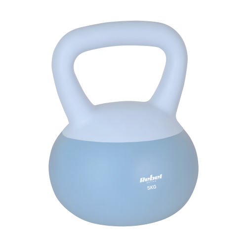 Soft Kettlebell miękki winylowy 5kg  REBEL ACTIVE RBA-2333-05