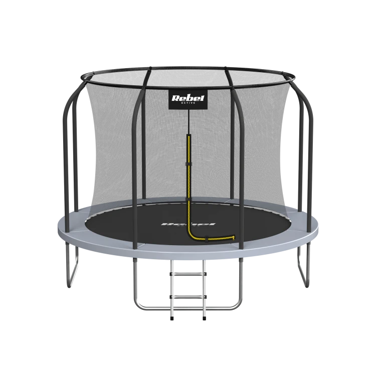 Trampolina Rebel Active PRO 8ft/244 cm, siatka, drabinka RBA-8001