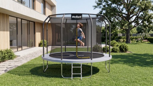 Trampolina Rebel Active PRO 8ft/244 cm, siatka, drabinka RBA-8001