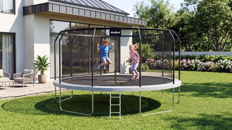 Trampolina Rebel Active PRO 15ft/457 cm, siatka, drabinka RBA-8005