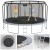 Trampolina Rebel Active PRO 12ft/366 cm, siatka, drabinka RBA-8003