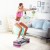 Step do aerobiku i ćwiczeń fitness, 3 stopnie, 78cm, szaro-fioletowy, REBEL ACTIVE RBA-3225-PU
