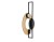 Lampa ścienna Kinkiet Industrialny Loft SUNSET NATURAL A 10576 NOWODVORSKI Lighting GX53 x2 okrąg drewniany nowoczesna oprawa oświetleniowa metal drewno sklejka podwójny Inspiracje Premium