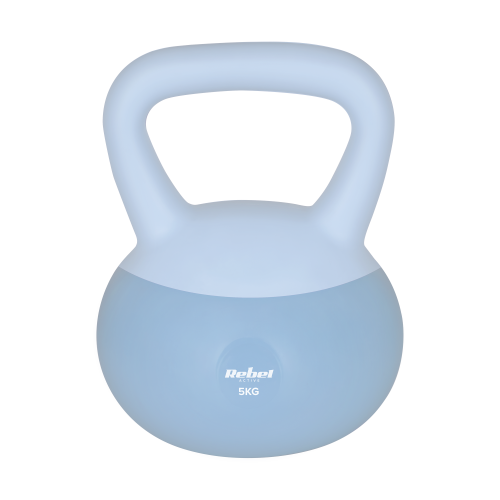 Soft Kettlebell miękki winylowy 5kg  REBEL ACTIVE RBA-2333-05