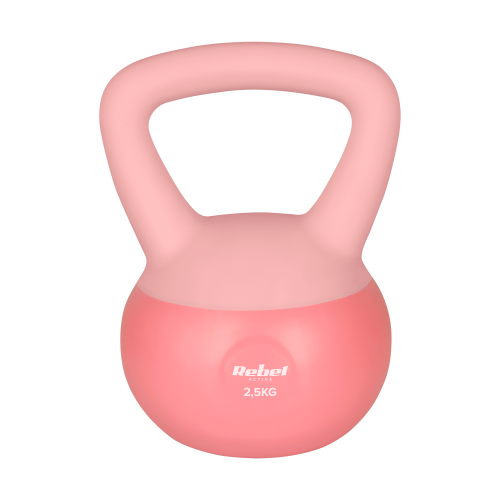 Soft Kettlebell miękki winylowy 2.5kg  REBEL ACTIVE RBA-2333-02.5