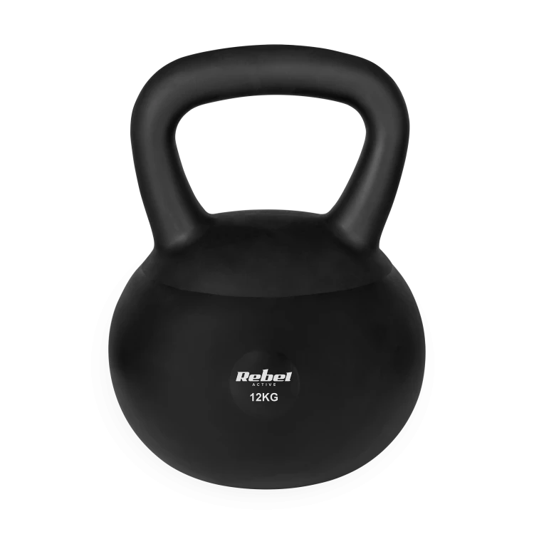 Soft Kettlebell miękki winylowy 12kg  REBEL ACTIVE RBA-2333-12