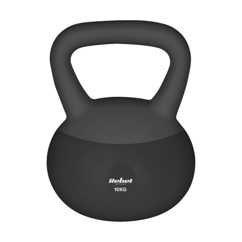Soft Kettlebell miękki winylowy 10kg  REBEL ACTIVE RBA-2333-10