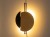 Lampa ścienna Kinkiet Industrialny Loft SUNSET NATURAL C 10578 NOWODVORSKI Lighting GX53 x2 okrąg drewniany nowoczesna oprawa oświetleniowa metal drewno sklejka podwójny Inspiracje Premium