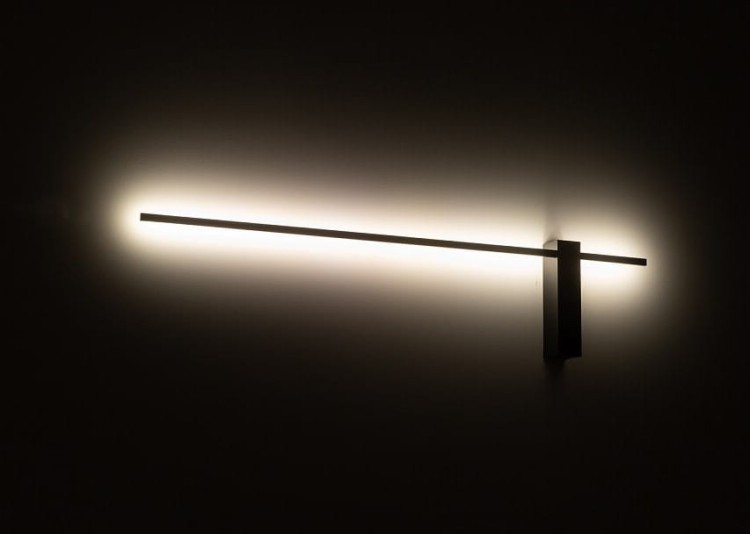 Lampa ścienna z włącznikiem MOTIVE LED L 10313 NOWODVORSKI Lighting 120cm 17W 3000K Loft oprawa oświetleniowa nowoczesny kinkiet dekoracyjny czarny czarna metalowy Inspiracje Premium
