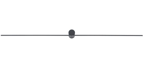 Lampa ścienna SPIN LED L 10371 NOWODVORSKI Lighting 17W 120cm 3000K Loft oprawa oświetleniowa nowoczesny kinkiet dekoracyjny czarny czarna metalowy Inspiracje Premium