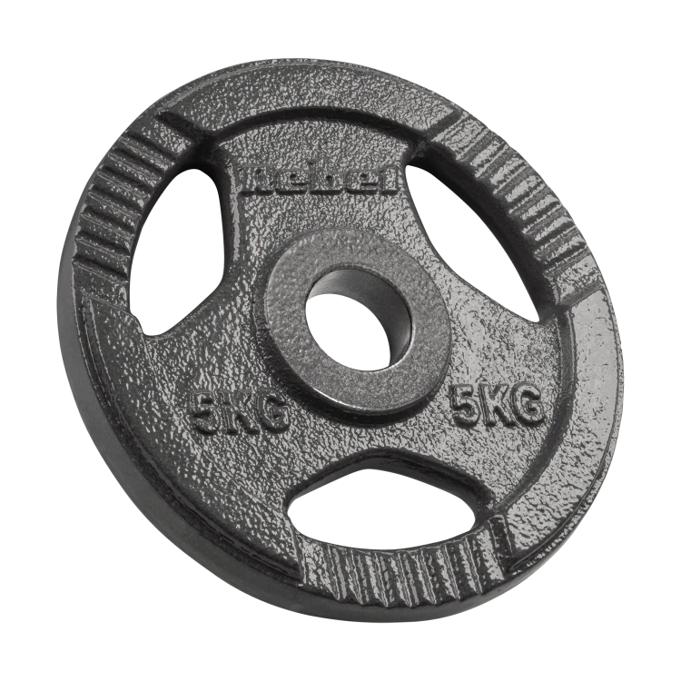 Obciążenie żeliwne olimpijskie zestaw 4x5kg, otwór 51mm, talerz z uchwytami, REBEL ACTIVE RBA-2143-05
