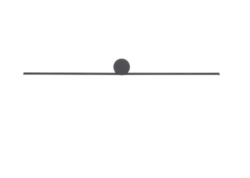 Lampa ścienna SPIN LED S 10368 NOWODVORSKI Lighting 9W 66cm 3000K Loft oprawa oświetleniowa nowoczesny kinkiet dekoracyjny czarna czarny metalowy Inspiracje Premium