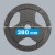 Obciążenie żeliwne olimpijskie zestaw 2x15kg, otwór 51mm, talerz z uchwytami, REBEL ACTIVE RBA-2143-15