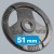 Obciążenie żeliwne olimpijskie zestaw 2x10kg, otwór 51mm, talerz z uchwytami, REBEL ACTIVE RBA-2143-10