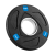Obciążenie żeliwne olimpijskie gumowane zestaw 4x1.25kg, otwór 51mm, REBEL ACTIVE RBA-2107