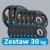 Obciążenie żeliwne olimpijskie gumowane zestaw 30kg ( 8x1.25kg + 4x2.5kg + 2x5kg ), otwór 51mm, REBEL ACTIVE RBA-2113