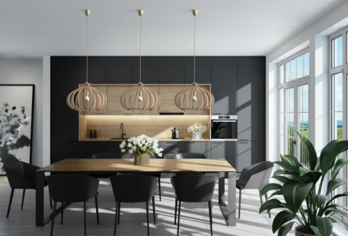 Lampa sufitowa wisząca Industrialna Loft KYMI BLACK C zwis 10575 NOWODVORSKI Lighting E27 x1 oświetleniowa żyrandol nowoczesna drewno do Kuchni Jadalni nad stół blat wyspę drewniana czarna sklejka Inspiracje Premium