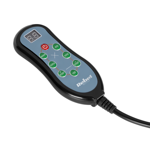Masażer stóp / łydek, ud,  Shiatsu, funkcja grzania, pilot,  REBEL ACTIVE RBA-6006