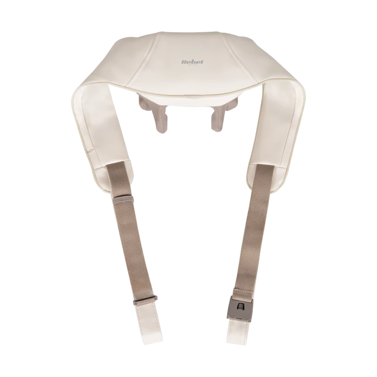 Masażer karku i pleców, ugniatacz, bezprzeowdowy, 3D, funkcja grzania, REBEL ACTIVE RBA-6005