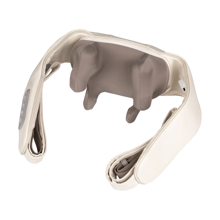 Masażer karku i pleców, ugniatacz, bezprzeowdowy, 3D, funkcja grzania, REBEL ACTIVE RBA-6005