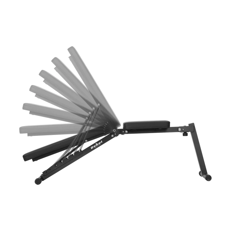Ławka treningowa skośna, REBEL ACTIVE RBA-2003-S