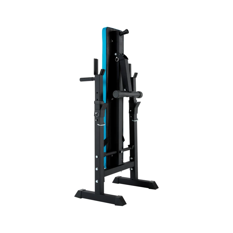 Ławka treningowa prosta regulowana ze stojakami REBEL ACTIVE RBA-2006
