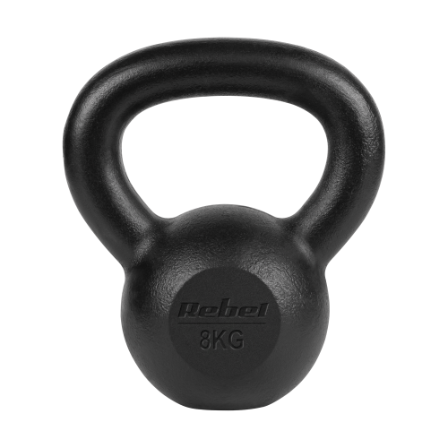 Kettlebell żeliwny 8kg, REBEL ACTIVE RBA-2323-08