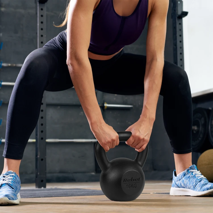 Kettlebell żeliwny 40kg, REBEL ACTIVE RBA-2323-40