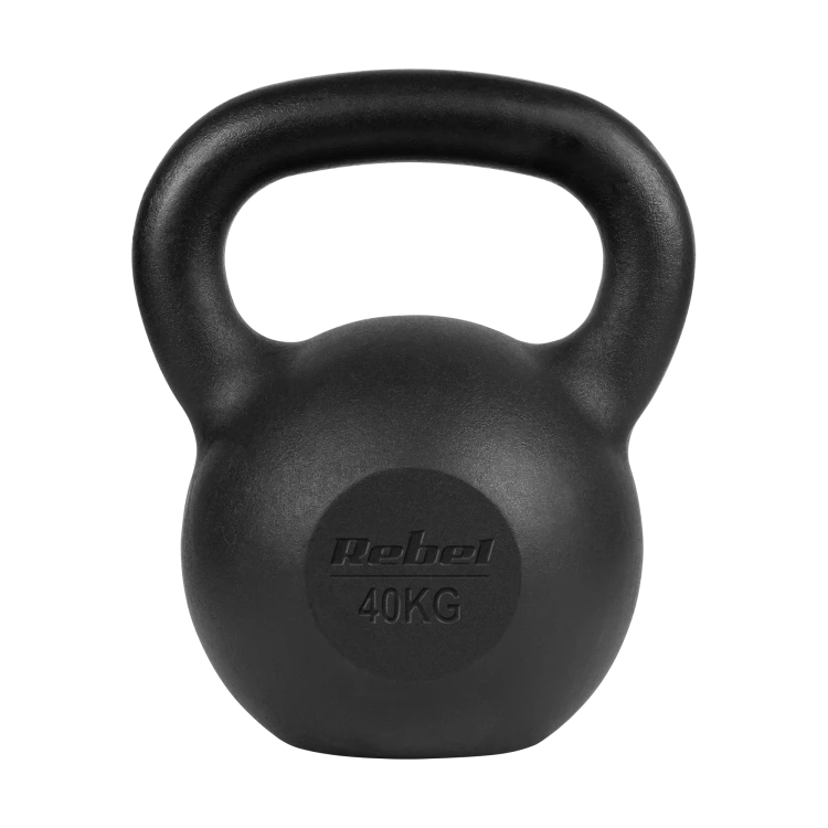 Kettlebell żeliwny 40kg, REBEL ACTIVE RBA-2323-40