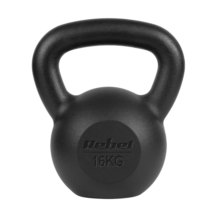 Kettlebell żeliwny 16kg, REBEL ACTIVE RBA-2323-16