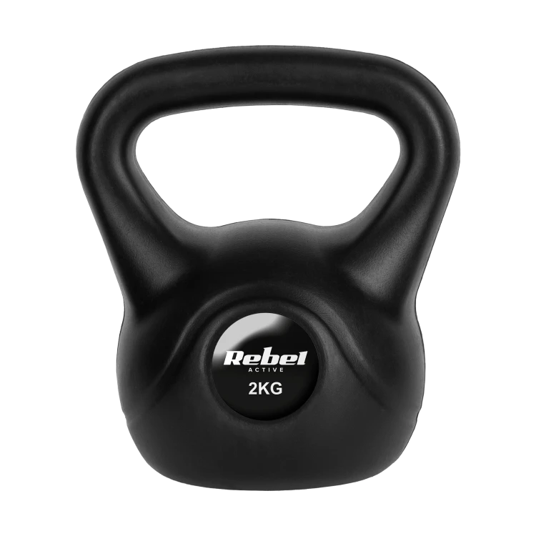 Kettlebell bitumiczny 2 kg REBEL ACTIVE RBA-2311