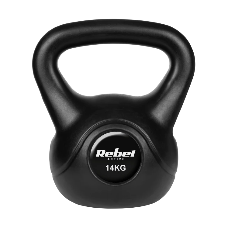 Kettlebell bitumiczny 14 kg REBEL ACTIVE RBA-2317