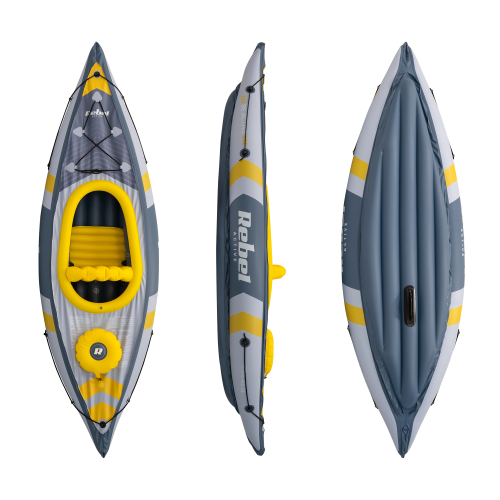 Kajak REBEL ACTIVE pompowany 282x90x43, zestaw RBA-4515