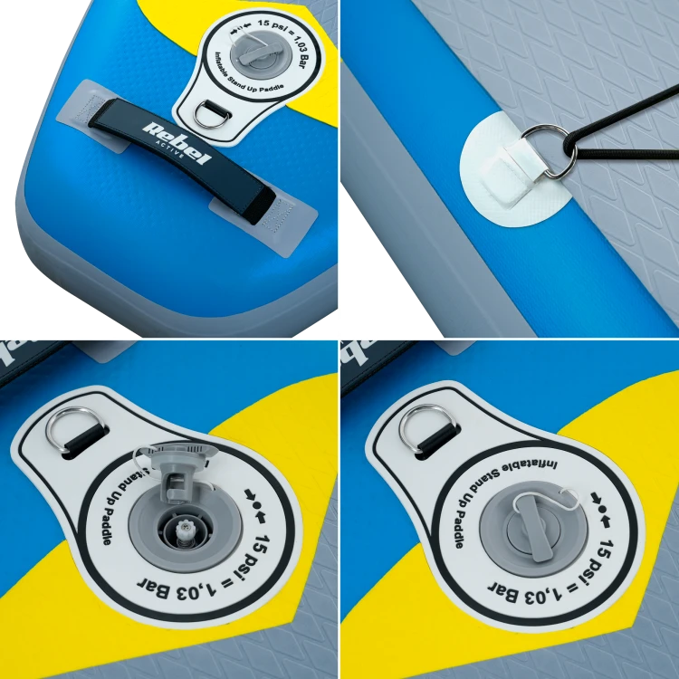 Deska SUP REBEL ACTIVE RBA4500 - niebieska RBA-4500-BL