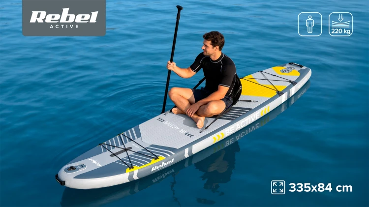 Deska SUP REBEL ACTIVE PRO RBA-4518 - szara RBA-4518-G