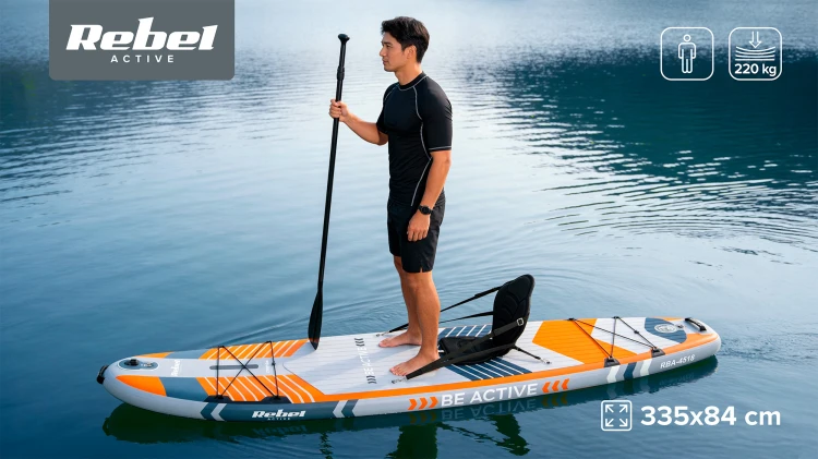 Deska SUP REBEL ACTIVE PRO RBA-4518 - pomarańczowa RBA-4518-OR