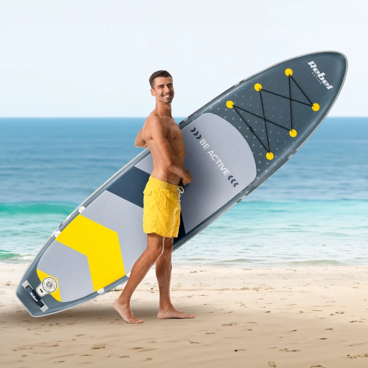 Deska SUP REBEL ACTIVE pompowana 350x81x15cm, zestaw RBA-4500