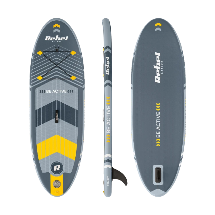 Deska SUP REBEL ACTIVE pompowana 244x76x10, zestaw RBA-4511