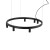 FOURTY ROUND LED VII 12285 Nowodvorski Lighting Lampa sufitowa wisząca Czarna Inspiracje Premium