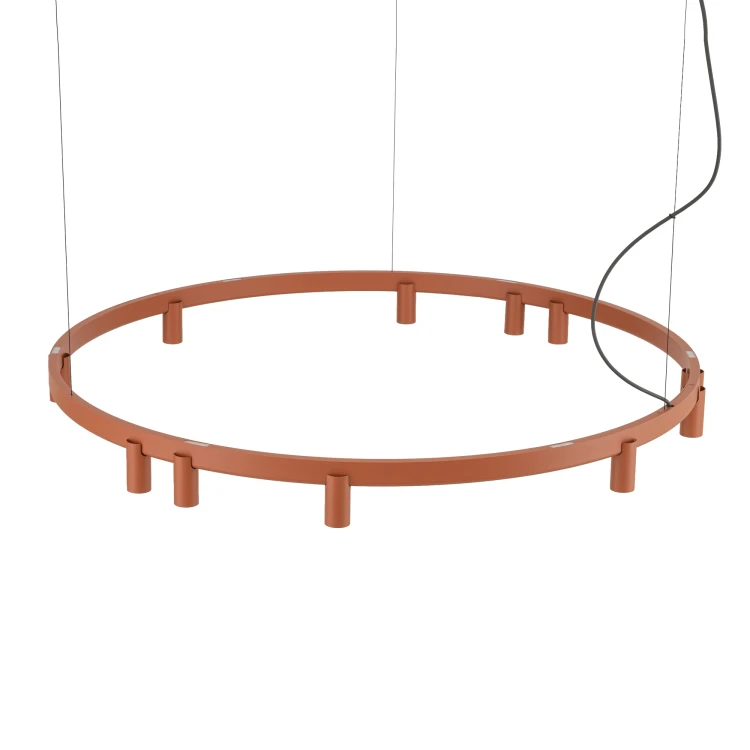 FOURTY ROUND LED XI 12420 Nowodvorski Lighting Lampa sufitowa wisząca Terakota Inspiracje Premium