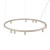 FOURTY ROUND LED XI 12287 Nowodvorski Lighting Lampa sufitowa wisząca Beżowa Inspiracje Premium
