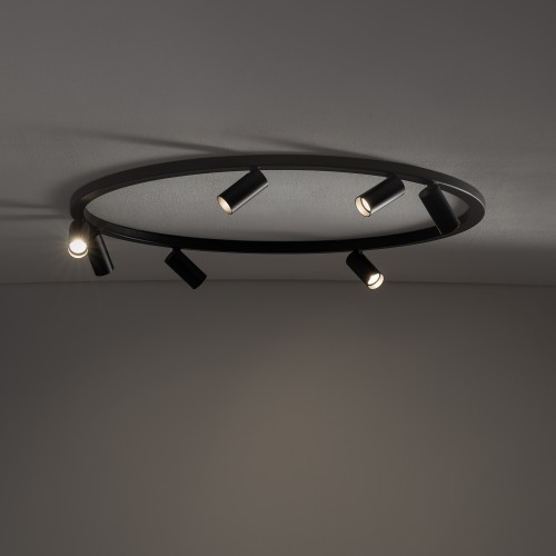 FOURTY ROUND VII 11944 Nowodvorski Lighting Lampa sufitowa Czarna Inspiracje Premium