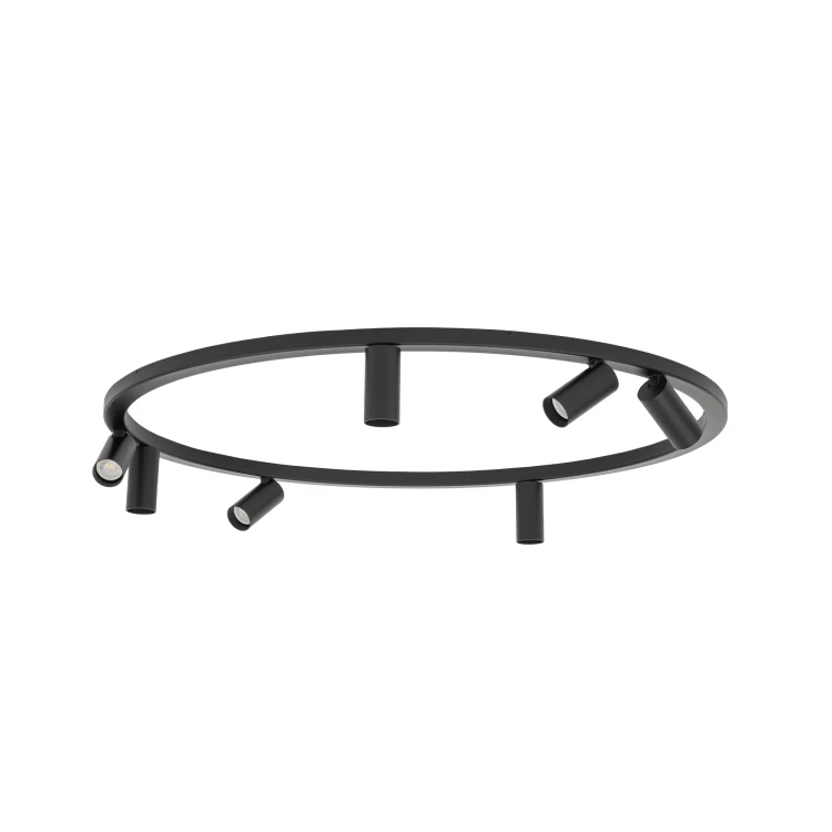 FOURTY ROUND VII 11944 Nowodvorski Lighting Lampa sufitowa Czarna Inspiracje Premium