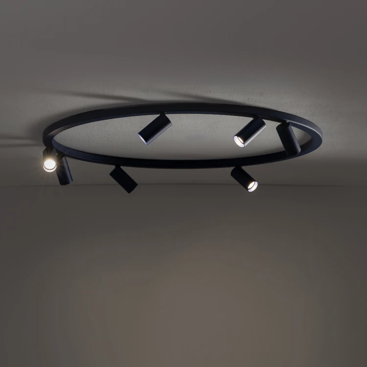 FOURTY ROUND VII 11947 Nowodvorski Lighting Lampa sufitowa Granatowa Inspiracje Premium