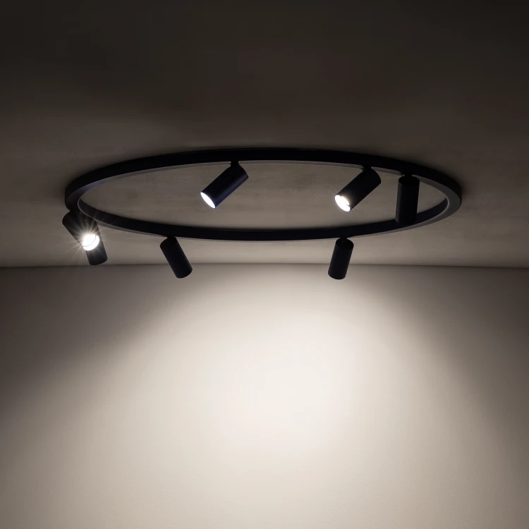 FOURTY ROUND VII 11947 Nowodvorski Lighting Lampa sufitowa Granatowa Inspiracje Premium