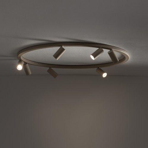 FOURTY ROUND VII 11948 Nowodvorski Lighting Lampa sufitowa Beżowa Inspiracje Premium