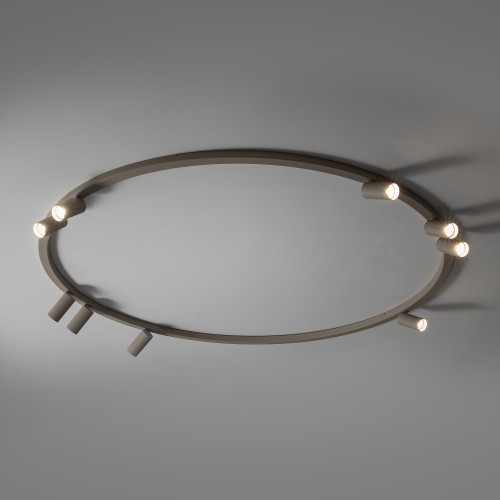 FOURTY ROUND IX 11954 Nowodvorski Lighting Lampa sufitowa Beżowa Inspiracje Premium