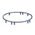 FOURTY ROUND IX 11953 Nowodvorski Lighting Lampa sufitowa Granatowa Inspiracje Premium