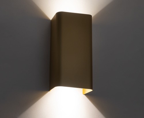 Lampa ścienna Loft BERGEN GOLD 10455 NOWODVORSKI Lighting 2xGU10 nowoczesna lampa oświetleniowa kinkiet Industrialny złoty metal podwójny Inspiracje Premium