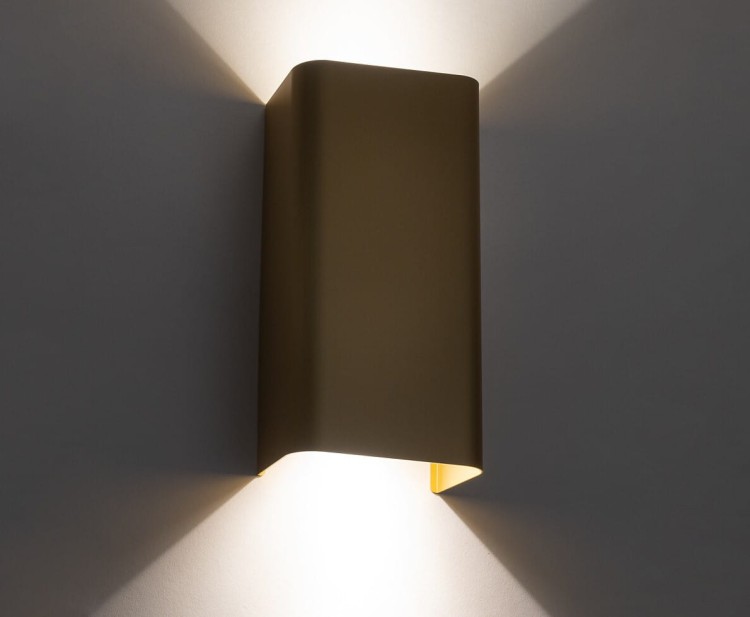 Lampa ścienna Loft BERGEN GOLD 10455 NOWODVORSKI Lighting 2xGU10 nowoczesna lampa oświetleniowa kinkiet Industrialny złoty metal podwójny Inspiracje Premium
